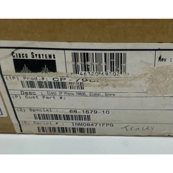 Cisco 7960G IP Business Office Phone Telephone Set CP-7960G Tested Complete New - Picture 12 of 12